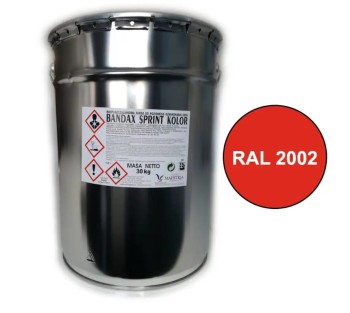 Farba drogowa akrylowa SPRINT- czerwona op.30kg