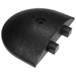Próg podrzutowy 180 LONG element skrajny czarny wys. 56mm