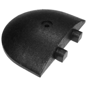 Próg podrzutowy 180 LONG element skrajny czarny wys. 56mm