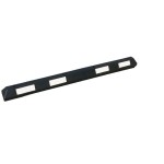 Separator parkingowy 1820x150x100mm czarny z białą taśmą odblaskową