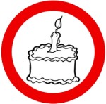 Znak drogowy na urodziny 400 mm