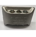 MINI Kocie oczko aluminiowe na trzpieniu VB Punktowy element odblaskowy biało/biały 