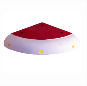 Azyl drogowy narożny PCV-AN 500x500x100mm