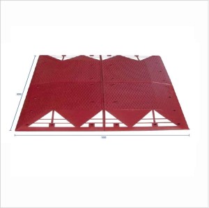 Próg zwalniający wyspowy mały SEXTET 2000x1800x65