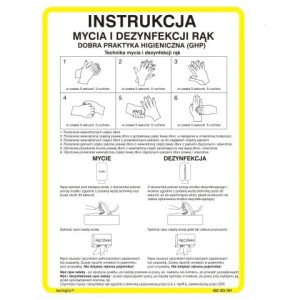BHP instrukcja mycia i dezynfekcji rąk