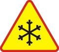 Znak A-32- Oszronienie jezdni - II generacja, 1200mm- (W) Wielki