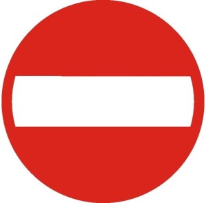 Znak B-2 - Zakaz wjazdu - II Generacja 1000mm- (W) Wielki