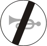 Znak B-30 - Koniec zakazu używania sygnałów dźwiękowych - I Generacja 800mm- (S) Średni
