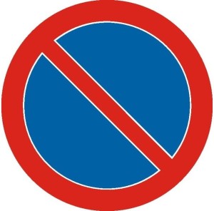 Znak B-35 - Zakaz postoju - II Generacja 600mm- (M) Mały