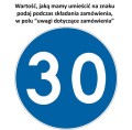 Znak C-14 - Prędkość minimalna - II Generacja 1000mm- (W) Wielki