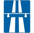 Znak D-9 - Autostrada - I Generacja 900x1125mm- (D) Duży