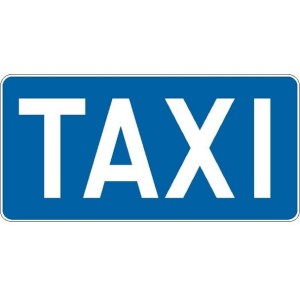 Znak D-19 - Postój taksówek - I Generacja 600x300mm- (S / M) Średni / Mały