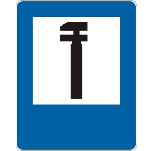 Znak D-26 - Stacja obsługi technicznej - I Generacja 600x750mm- (S / M) Średni / Mały