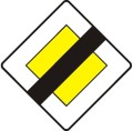 Znak D-2 - Koniec drogi z pierwszeństwem - II Generacja 1200x1200mm- (W) Wielki