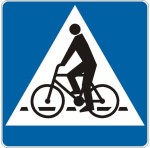 Znak D-6A - Przejazd dla rowerzystów - II Generacja 900x900mm- (D) Duży