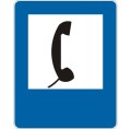 Znak D-24 - Telefon - II Generacja 900x1125mm- (D) Duży