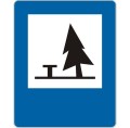 Znak D-32 - Pole biwakowe - II Generacja 900x1125mm- (D) Duży