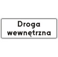 Znak D-46 - Droga wewnętrzna - II Generacja 900x420mm- (D) Duży