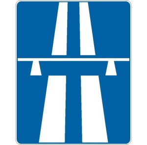 Znak D-9 - Autostrada - II Generacja 600x750mm- (S / M) Średni / Mały