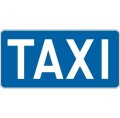 Znak D-19 - Postój taksówek - II Generacja 600x300mm- (S / M) Średni / Mały