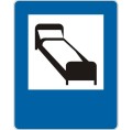 Znak D-29 - Hotel (motel) - II Generacja 600x750mm- (S / M) Średni / Mały