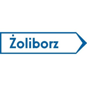 Znak E-5 - Drogowskaz do dzielnicy miasta -Generacja I