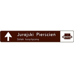 Znak E-22A - Samochodowy szlak turystyczny - Generacja I