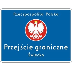Znak F-1 - Przejście graniczne - Generacja I