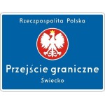 Znak F-1 - Przejście graniczne - Generacja II