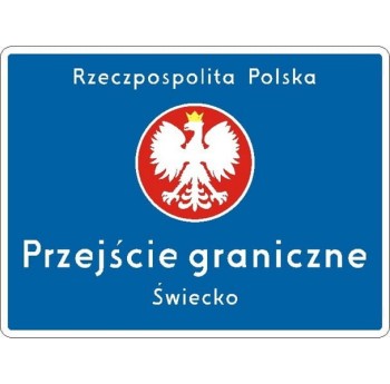 Znak F-1 - Przejście graniczne - Generacja II
