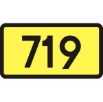 Znak E-15b - Numer drogi wojewódzkiej o dopuszczalnym nacisku osi pojazdu do 8 t - Generacja II