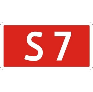 Znak E-15d - Numer drogi ekspresowej - Generacja II