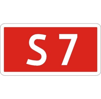 Znak E-15d - Numer drogi ekspresowej - Generacja I