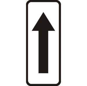 Znak T-25A - Tabliczka wskazująca początek zakazu postoju lub zatrzymywania - drogowy - I Generacja 320x800mm- (S) Średni