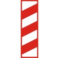 Znak G-1A - Słupek wskaźnikowy z trzema kreskami umieszczany po prawej stronie jezdni - II Generacja