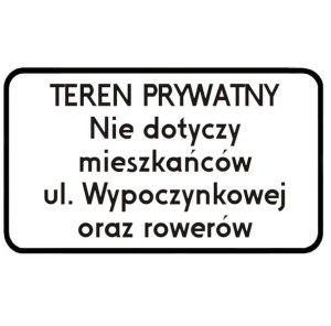 Tablica z Tekstem 600x350 II Generacja