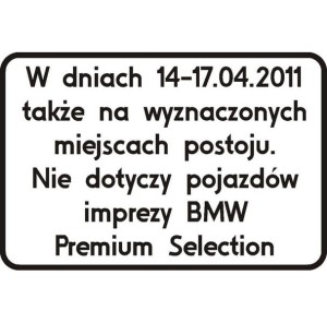 Tablica z Tekstem 600x400 II Generacja