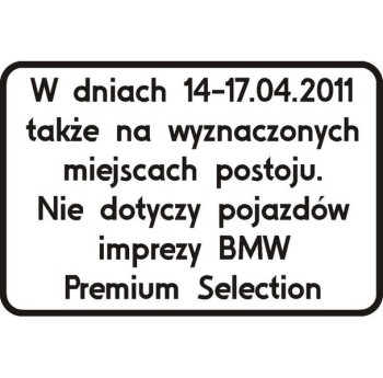 Tablica z Tekstem 600x400 II Generacja