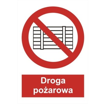Tablica Droga Pożarowa - I Generacja