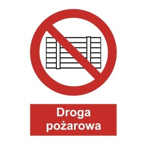 Tablica Droga Pożarowa - II Generacja