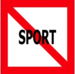 Znak Żeglugowy A. 13 - Zakaz ruchu statków używanych wyłącznie do uprawiania sportu lub rekreacji - 900x900 mm, I Generacja