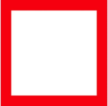 Znak Żeglugowy C. 4 - Inne ograniczenia ruchu żeglugowego -  900x900 mm, II Generacja