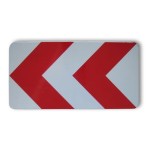 Tablica prowadząca U-3 mocowana do słupków 1200x600mm, II Generacja