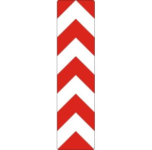 Tablica rozdzielająca U-4c mocowana do słupków 500x2000mm, I Generacja