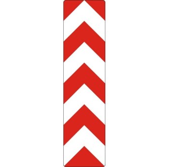 Tablica rozdzielająca U-4c mocowana do słupków 500x2000mm, II Generacja