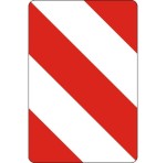 Tablica kierująca U-6a mocowana do słupków 500x750mm, II Generacja