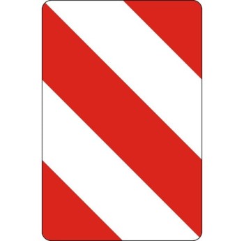 Tablica kierująca U-6a mocowana do słupków 500x750mm, II Generacja