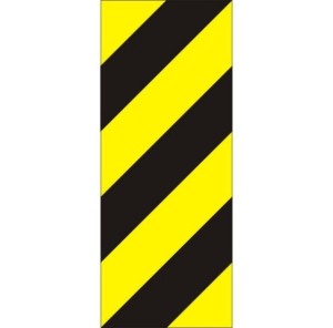 Tablica U-9b mocowana do słupków 500x1250mm, I Generacja