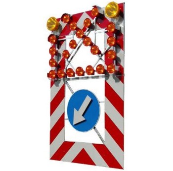 Tablica zamykająca U-26a do montażu na pojazd (22 lamp led)