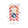 Tablica zamykająca U-26a Wolnostojąca (15 lamp led)